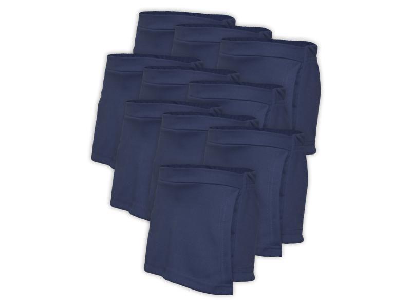 short saia azul marinho infantil