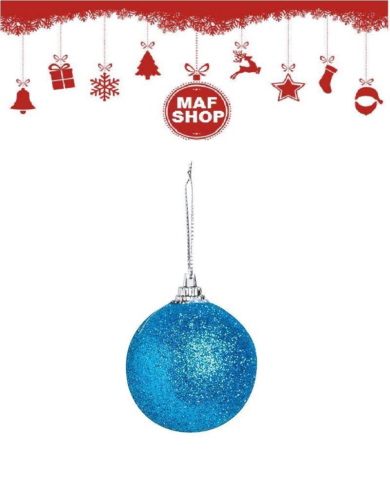Kit 12 Bolas Natalina Glitter Azul Decoração Árvore De Natal - Cromus - Bola  de Natal - Magazine Luiza