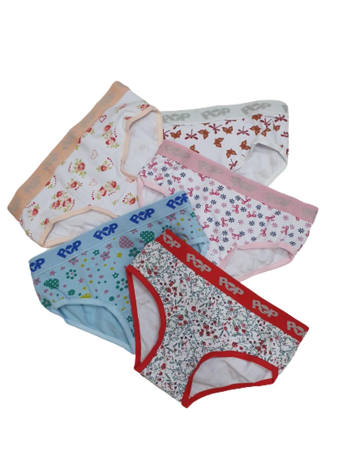 Kit 12 calcinhas menina infantil 4 a 6 anos - SO PARA LADIES - Moda Infantil  - Magazine Luiza
