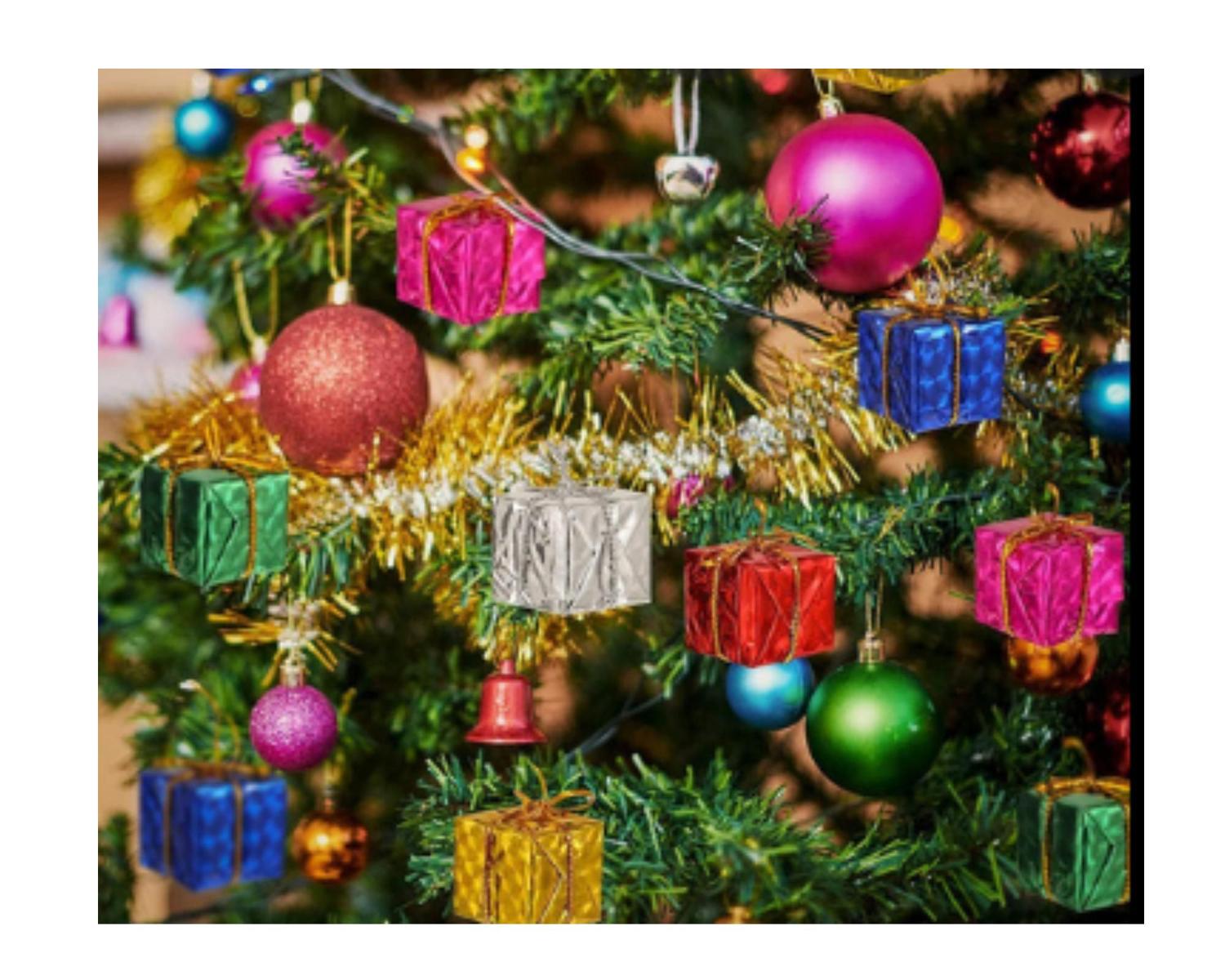 Kit 12 Mini Caixinha Presente Enfeite Decoração Árvore Natal Pendente  Decoração Natalina Brilho | Magalu Empresas | B2B e compras com CNPJ