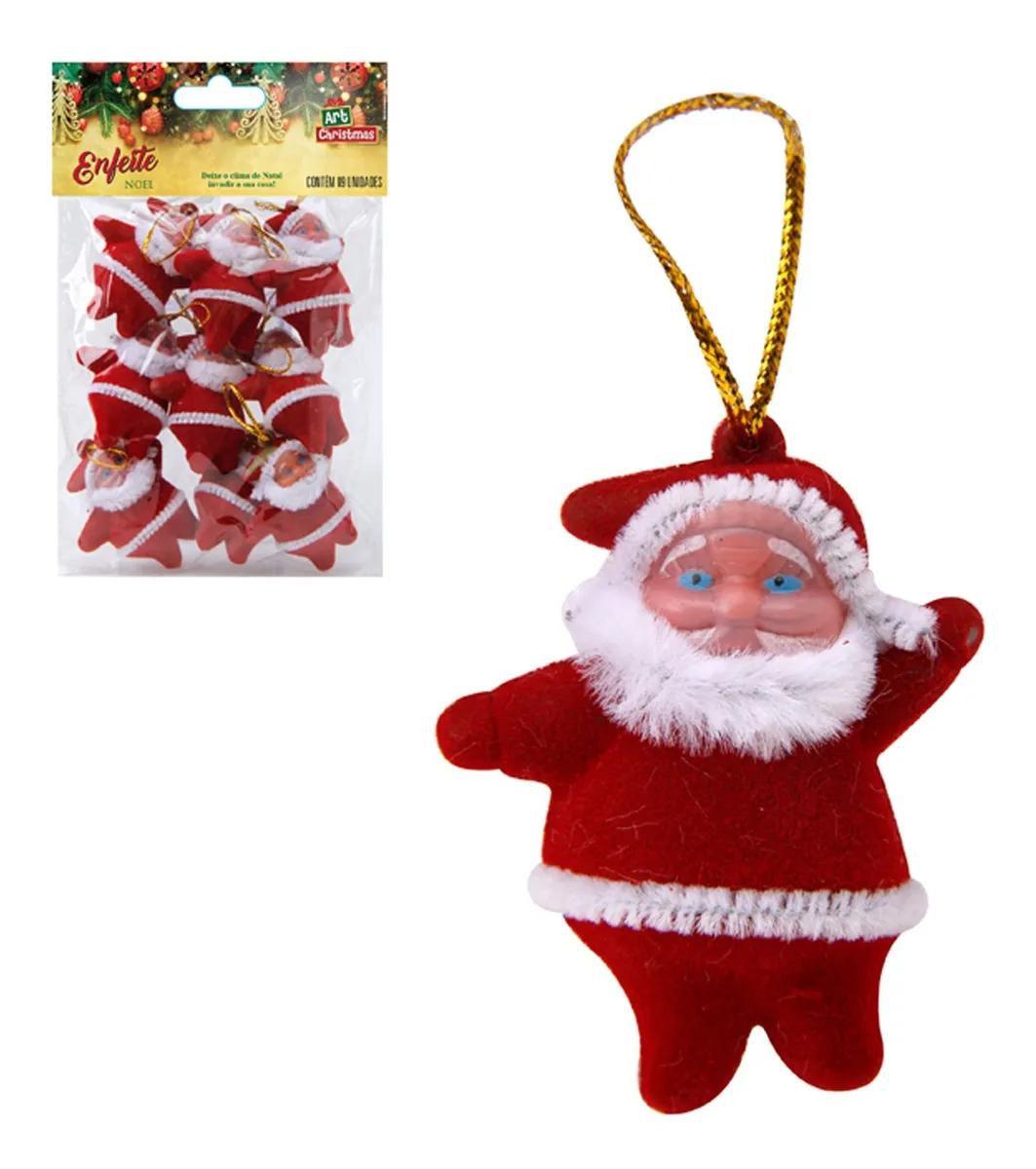 Kit 12 Mini Papai Noel Enfeite Árvore de Natal Pendurar - Wincy - Papai  Noel para Árvore de Natal - Magazine Luiza