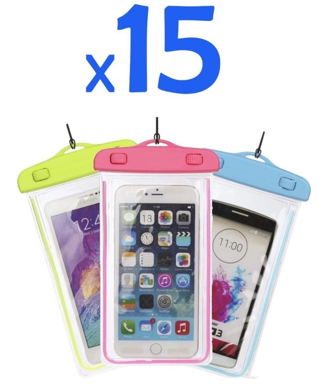 Kit 15 Bolsa Capa Para Celular A Prova D'agua Atacado Barato - Super@ -  Capinha de Celular - Magazine Luiza