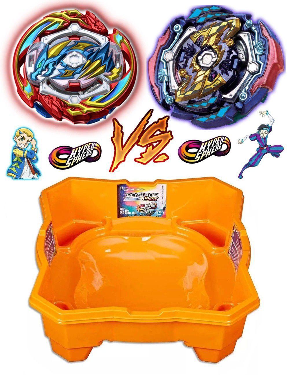 Kit 2 Beyblades Burst Rise + Arena 