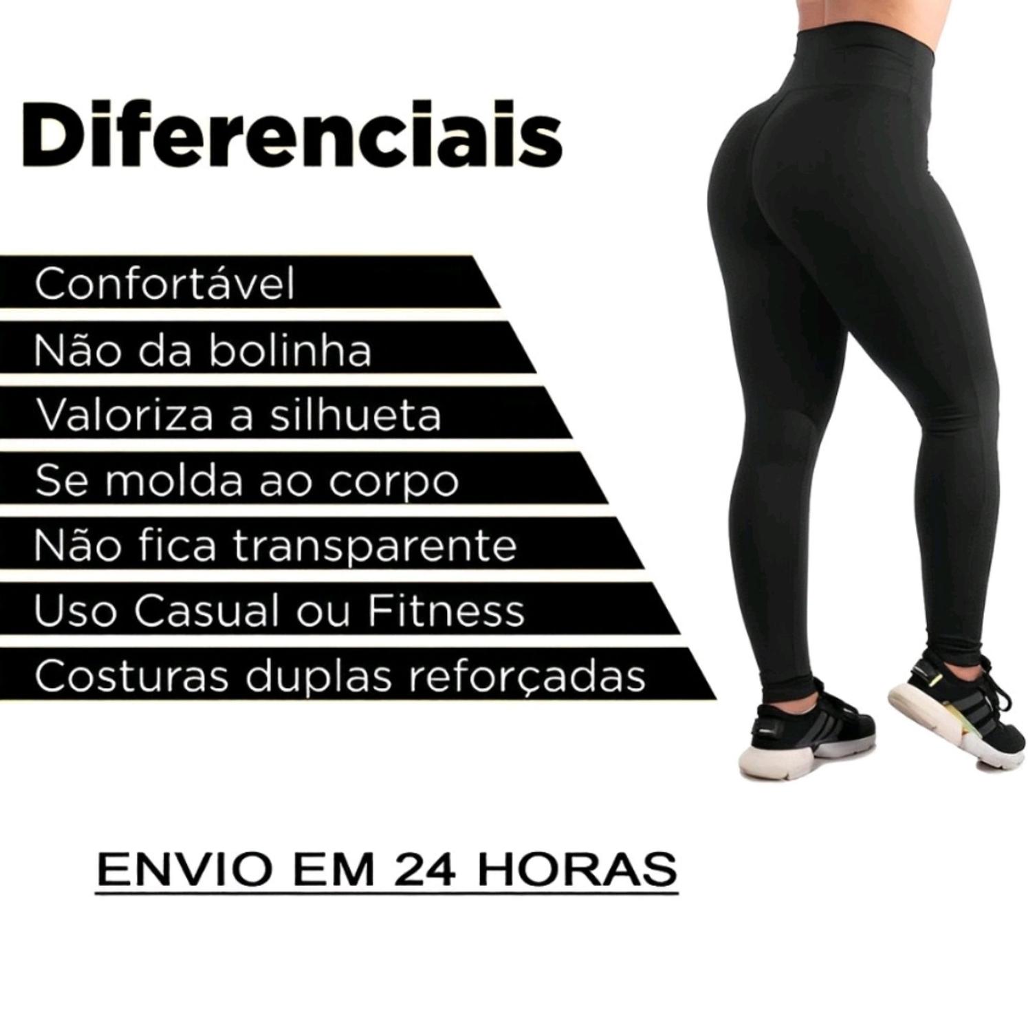 Calça Legging Feminin Grossa Não Fica Transparente Dia A Dia