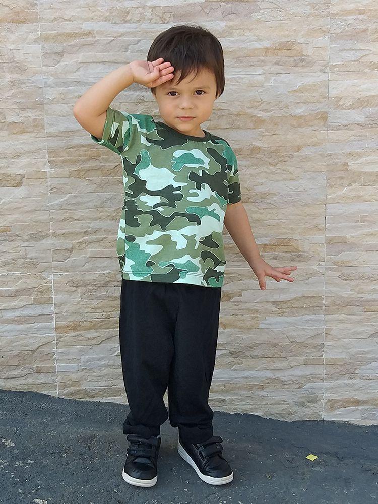 blusa exercito infantil