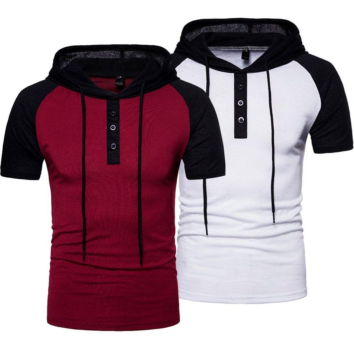 white and red polo moletom com capuz