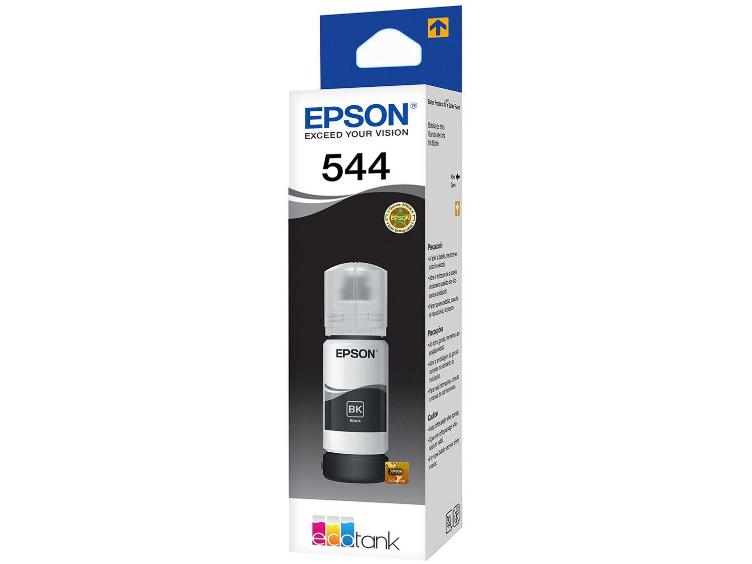 Kit Garrafas De Tinta Epson T Original Ecotank Preto Refil De Tinta Magazine Luiza