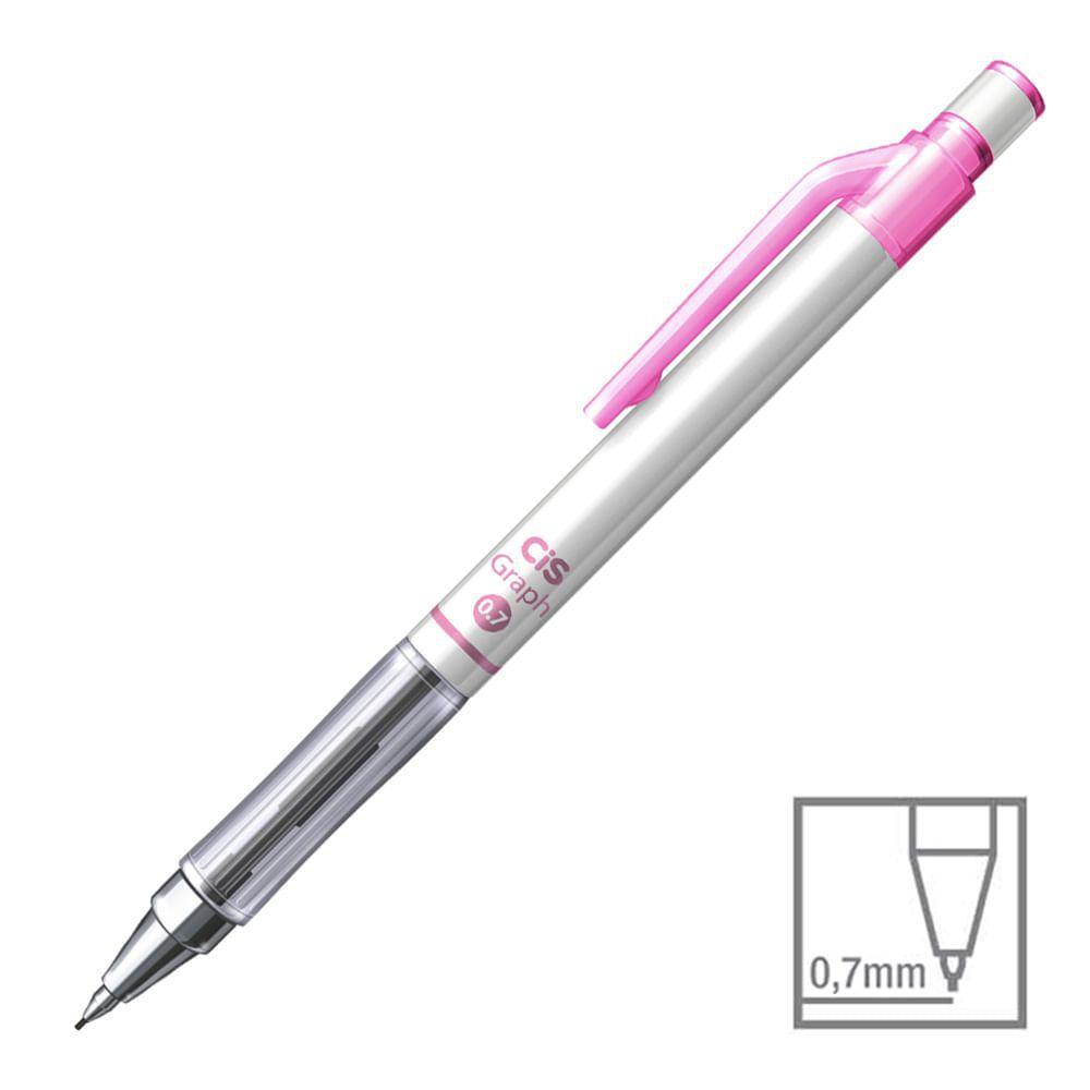 Imagem de KIT 2 Lapiseira CIS GRAPH Rosa 0.7mm
