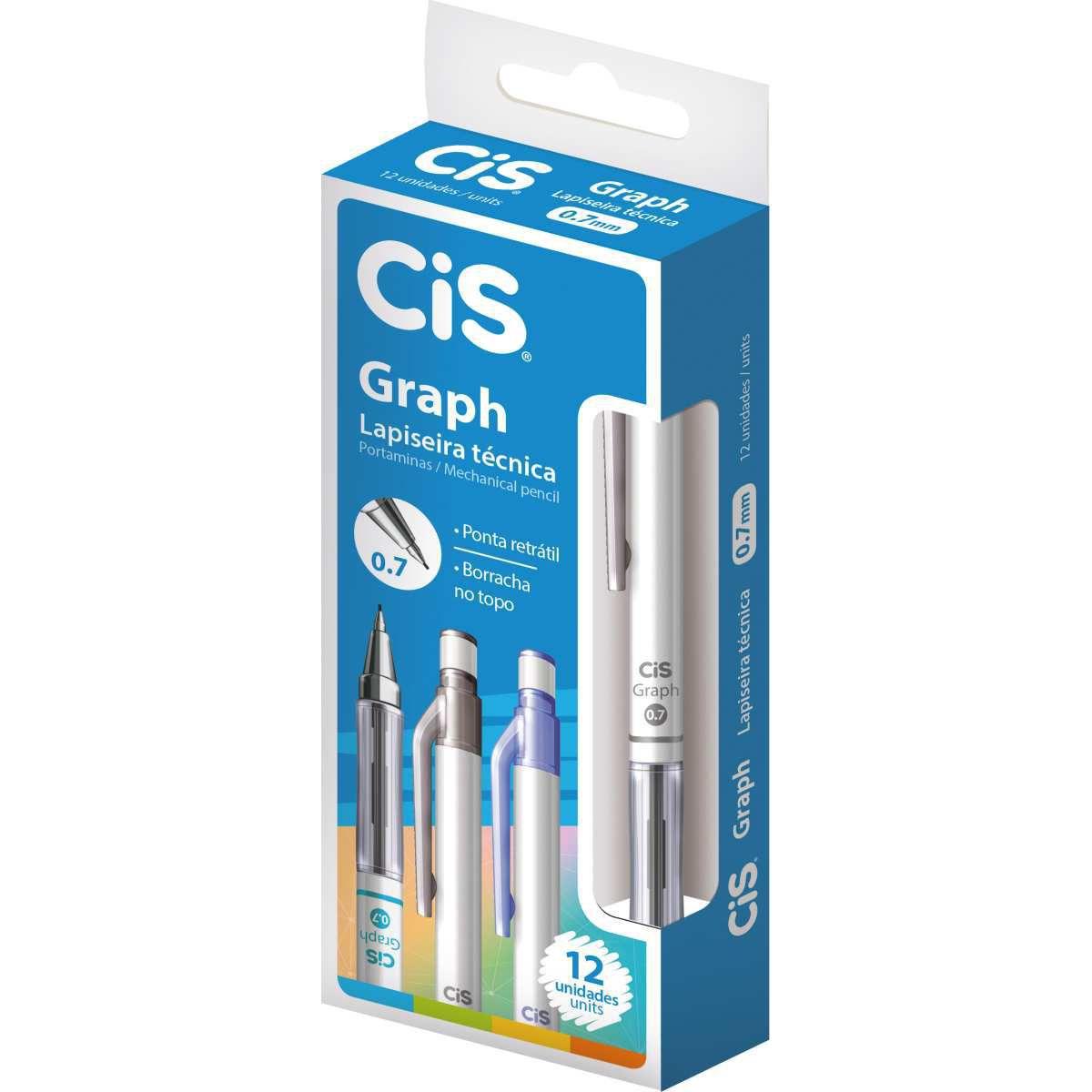 Imagem de KIT 2 Lapiseira CIS GRAPH Rosa 0.7mm