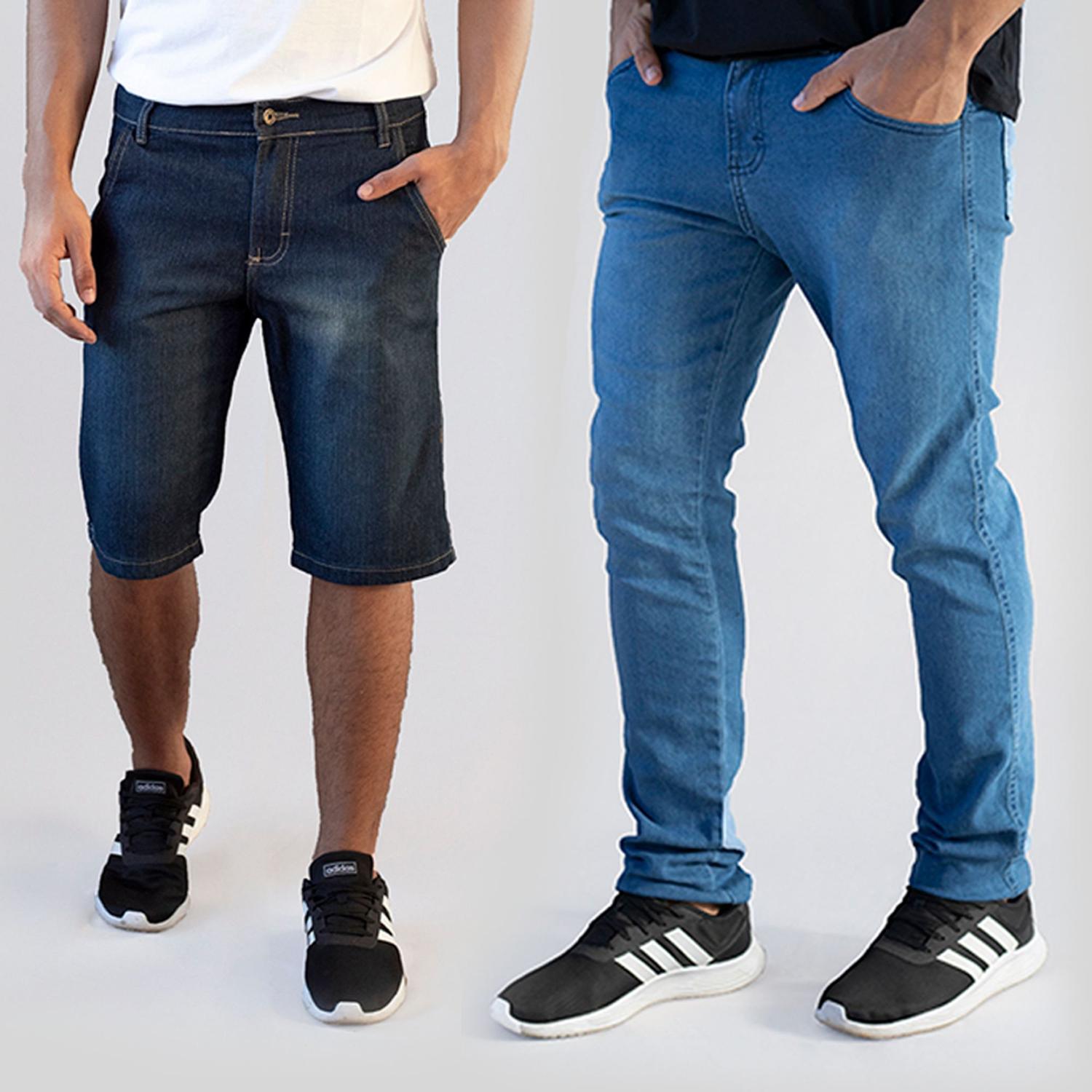 short de calça jeans