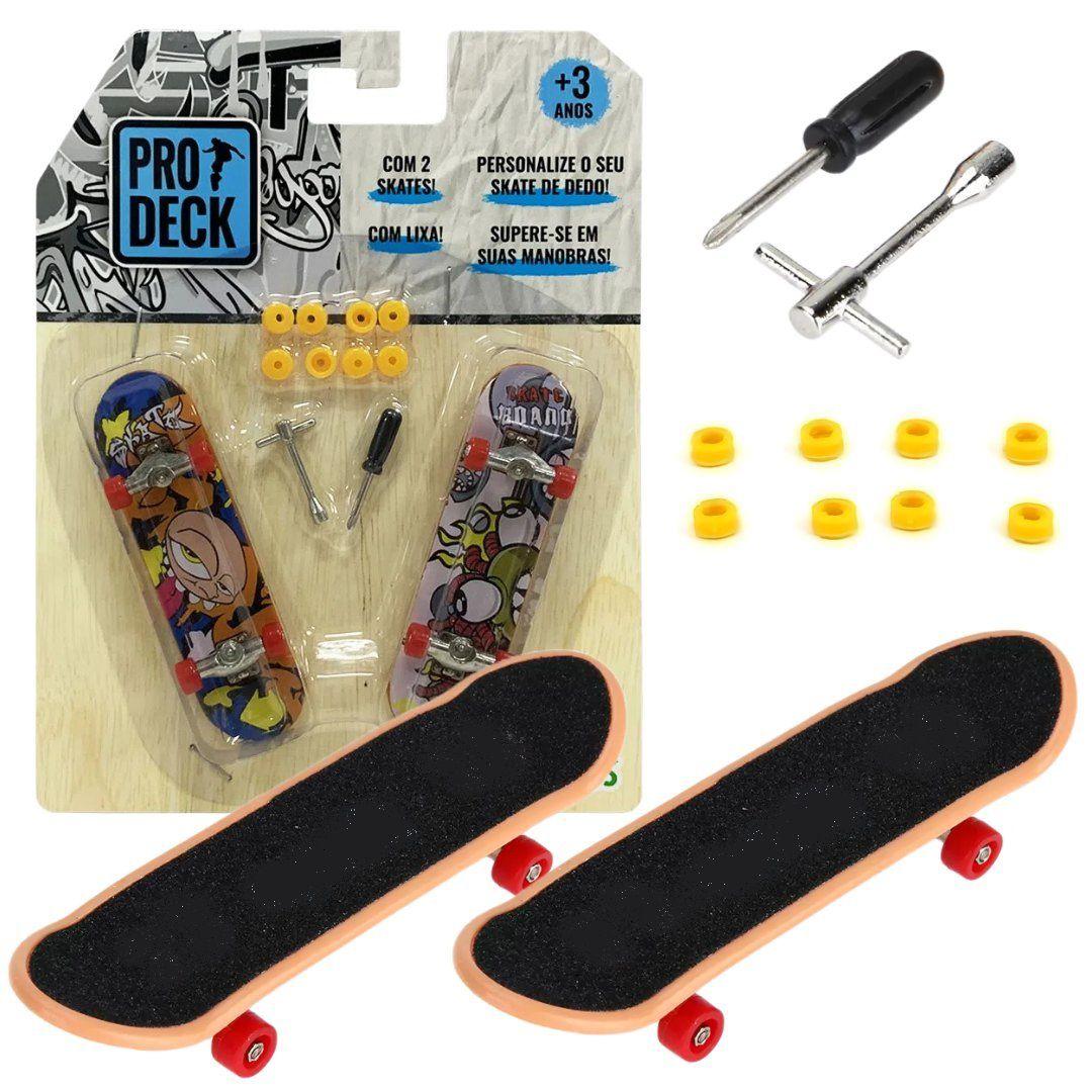 Prodeck Skate de Dedo Personalizável 2pcs Multikids - BR1804