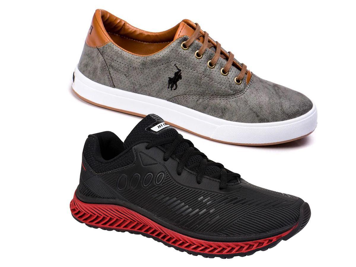 tenis academia masculino preto