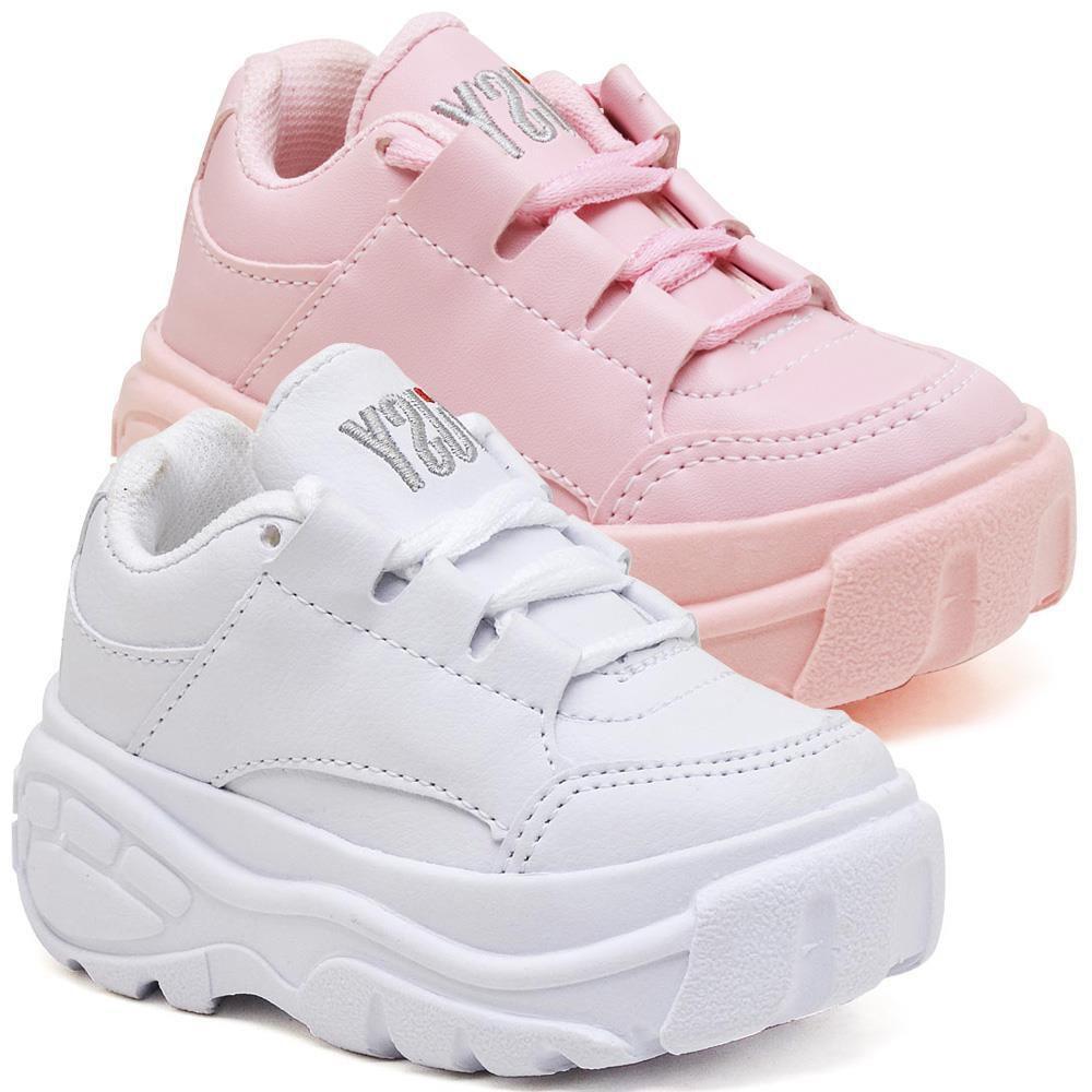 Kit 2 Tênis Infantil Búfalo Sola Alta Conforto Leve Macio - OUSY SHOES - Tênis  Infantil - Magazine Luiza