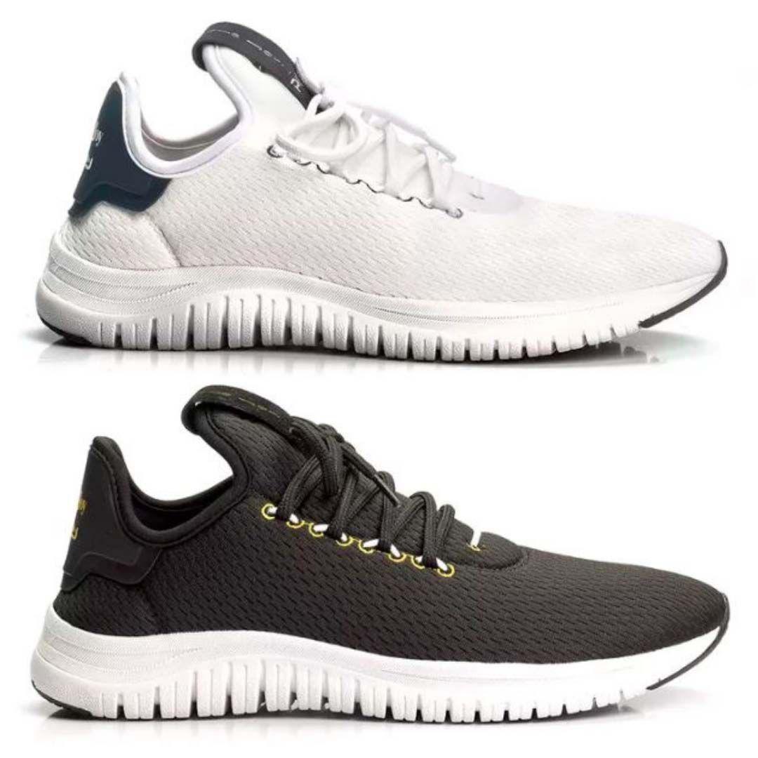 tenis polo preto e branco