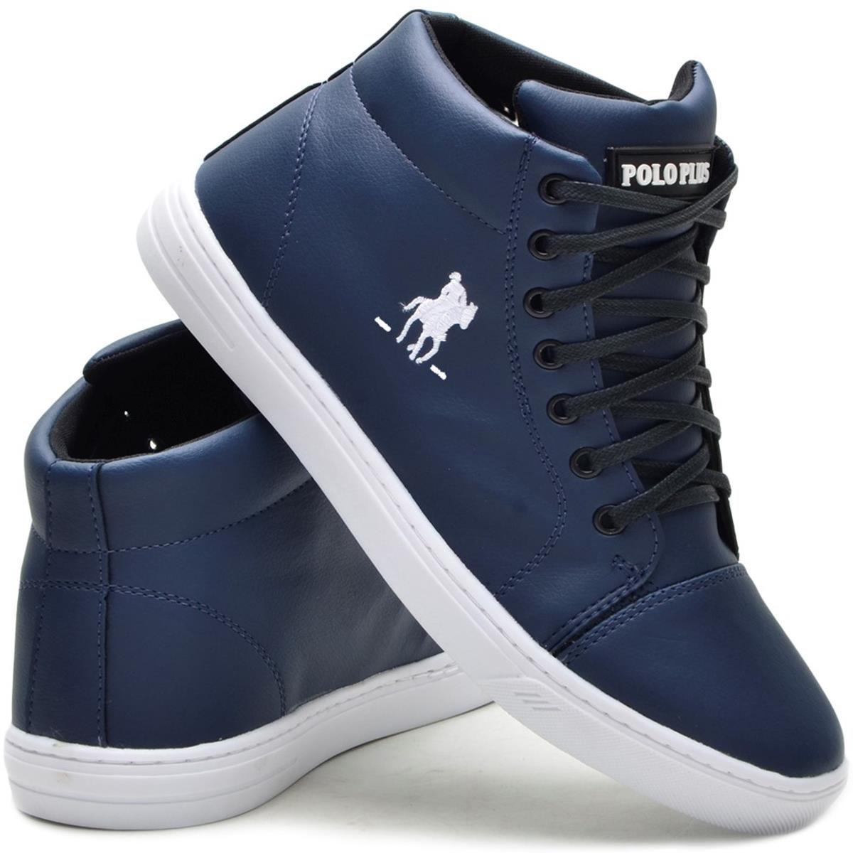 sapato polo cano alto