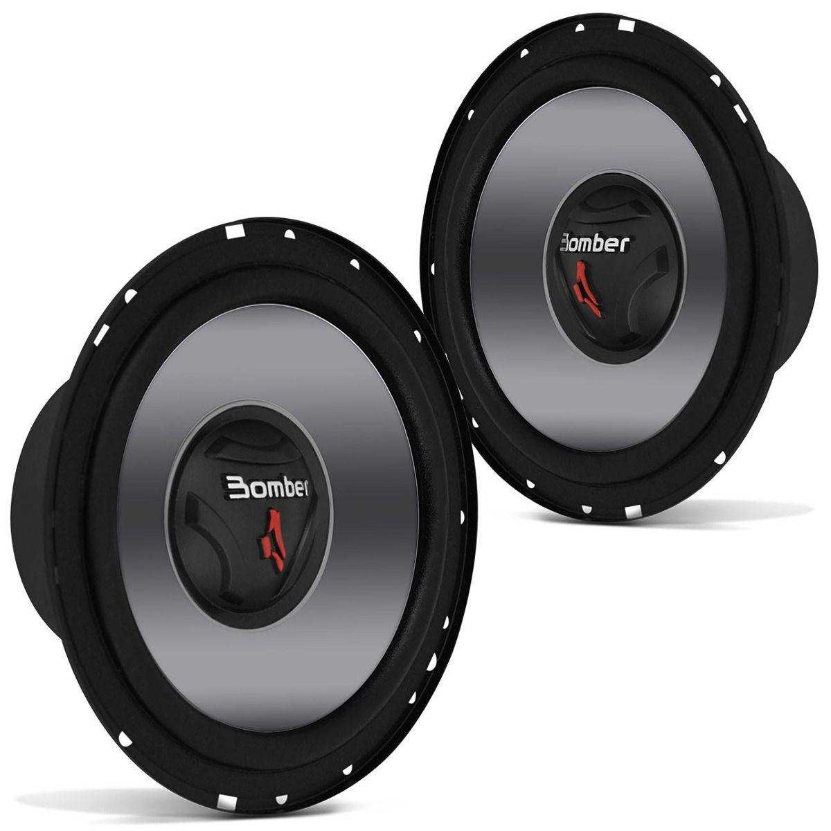 Kit 2 Vias Bomber Upgrade Alto Falante 6” 200W RMS Par + Tweeter 120 ...