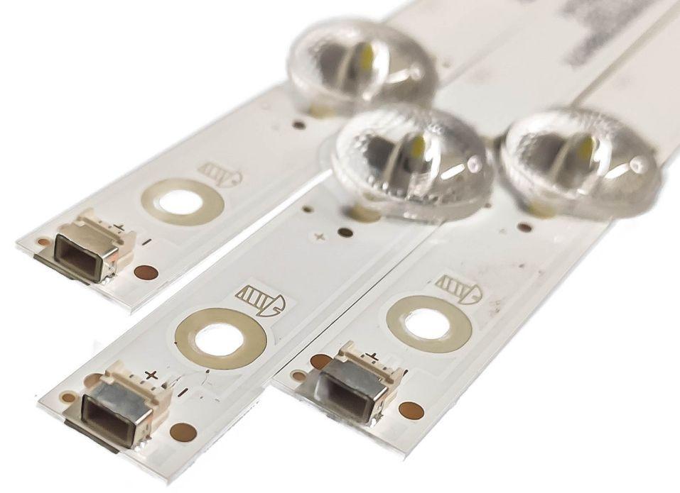 KIT 3 BARRAS DE LED PARA TV 43s5295 43pfg5813 43s5195