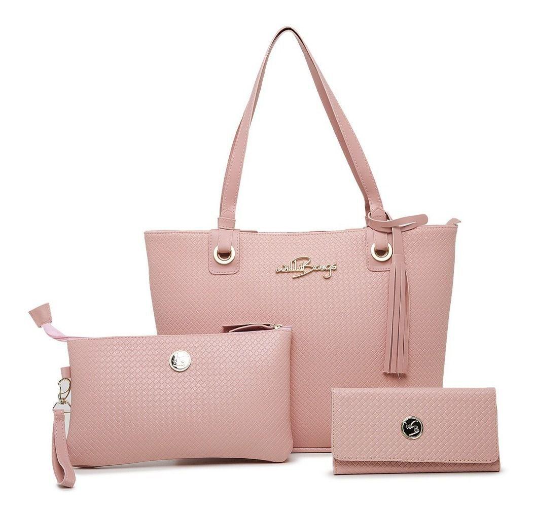 nylon shopping bolsas set of 3