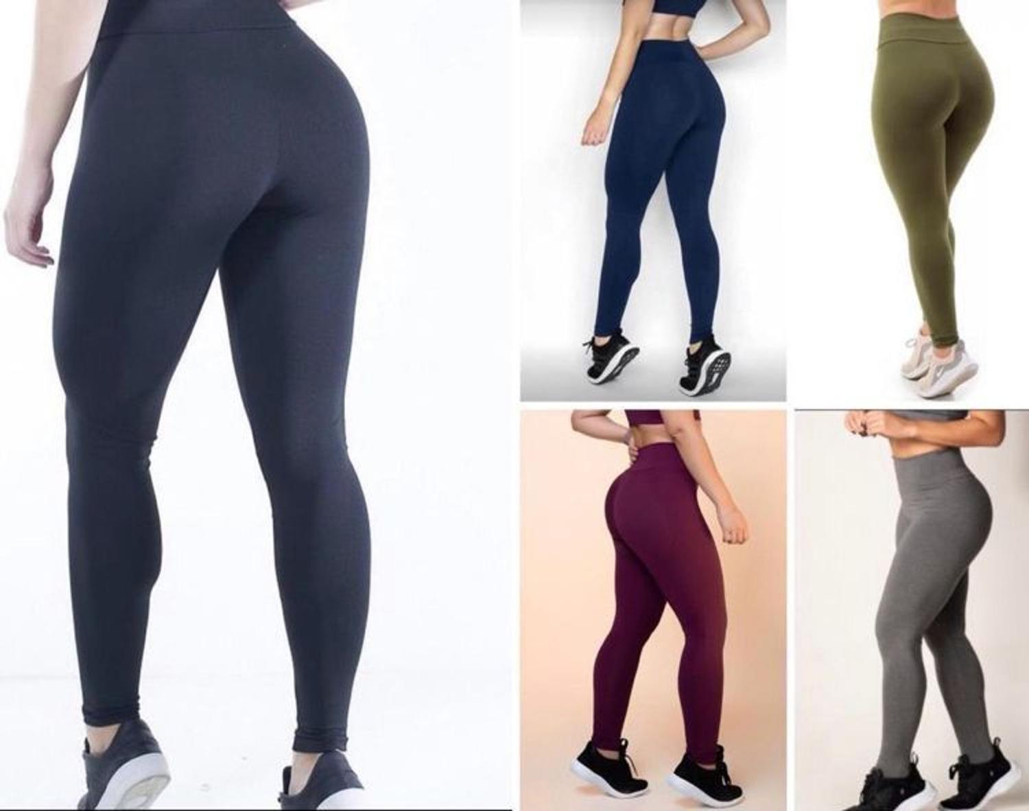 Legging em Suplex de Poliamida Preta com Detalhe em Vermelho Mettalic