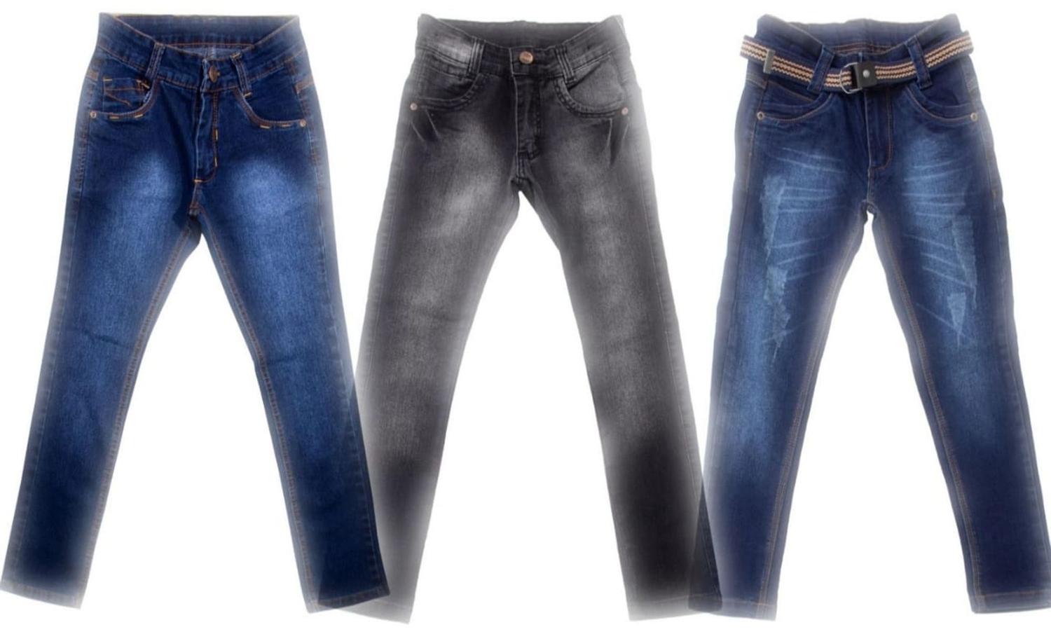 calça jeans masculina tamanho 3