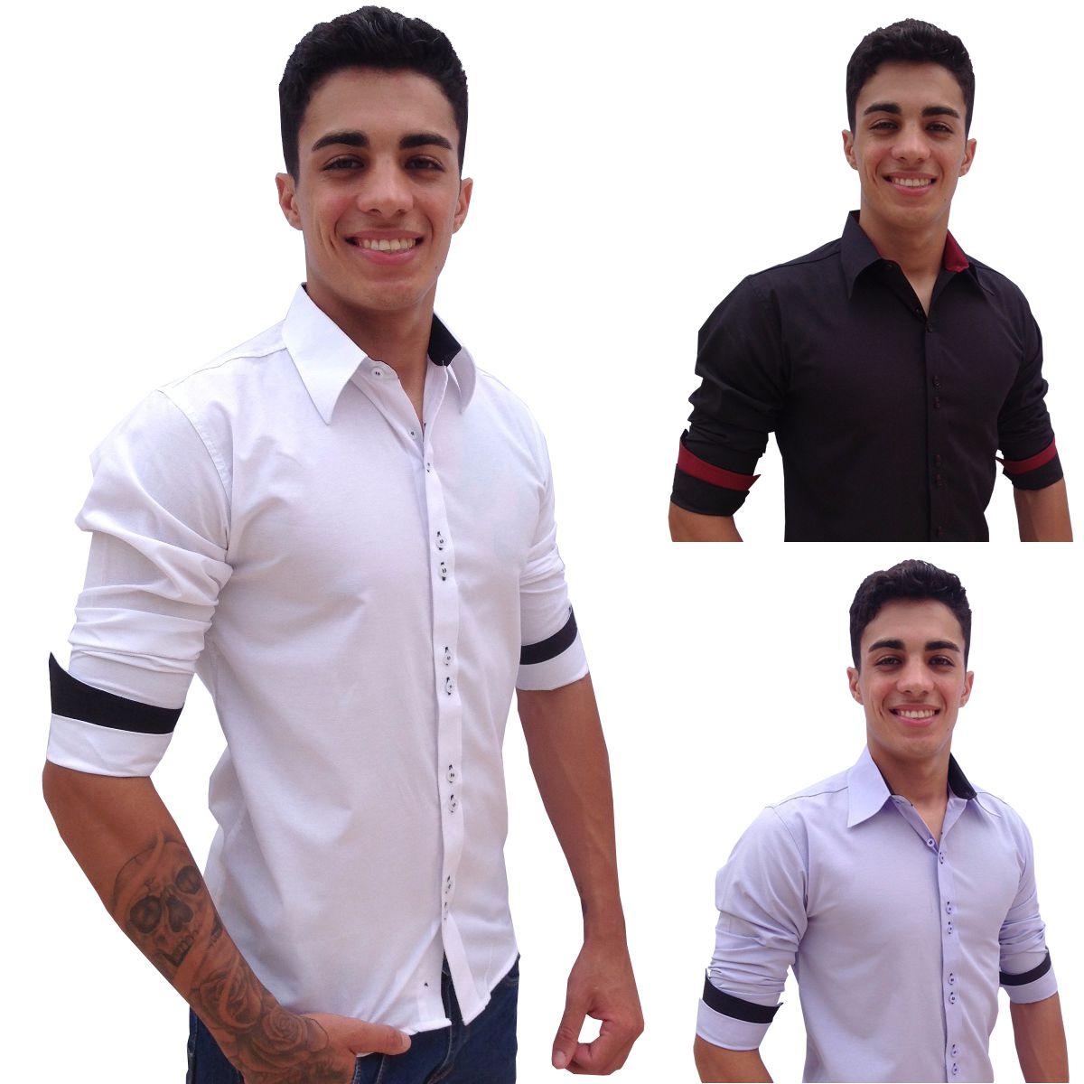 camisa social masculinas