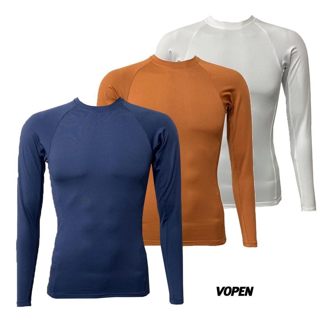 camisas térmicas manga longa