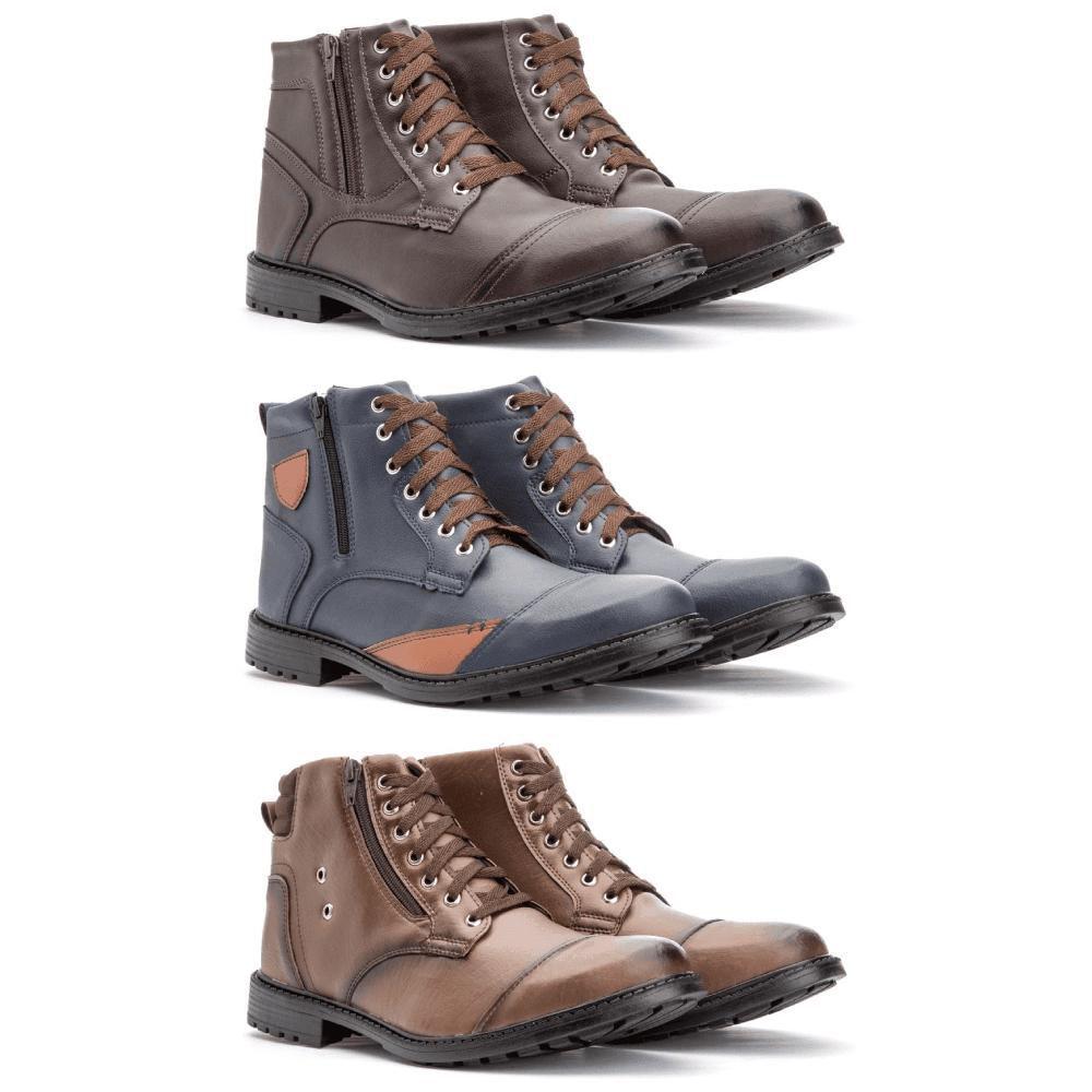 Kit 3 Coturno Masculino Confortável Leve Macio Dia a Dia - Fratelli -  Calçados Masculinos - Magazine Luiza