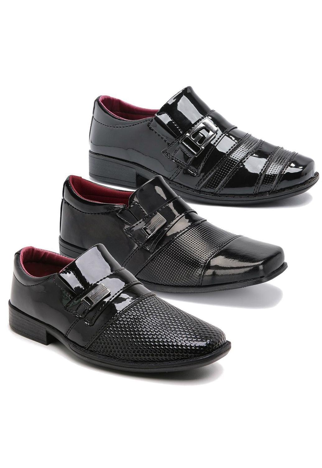 Kit 3 Pares Sapato Social Infantil Verniz Schiareli K1 - Sapato Infantil -  Magazine Luiza