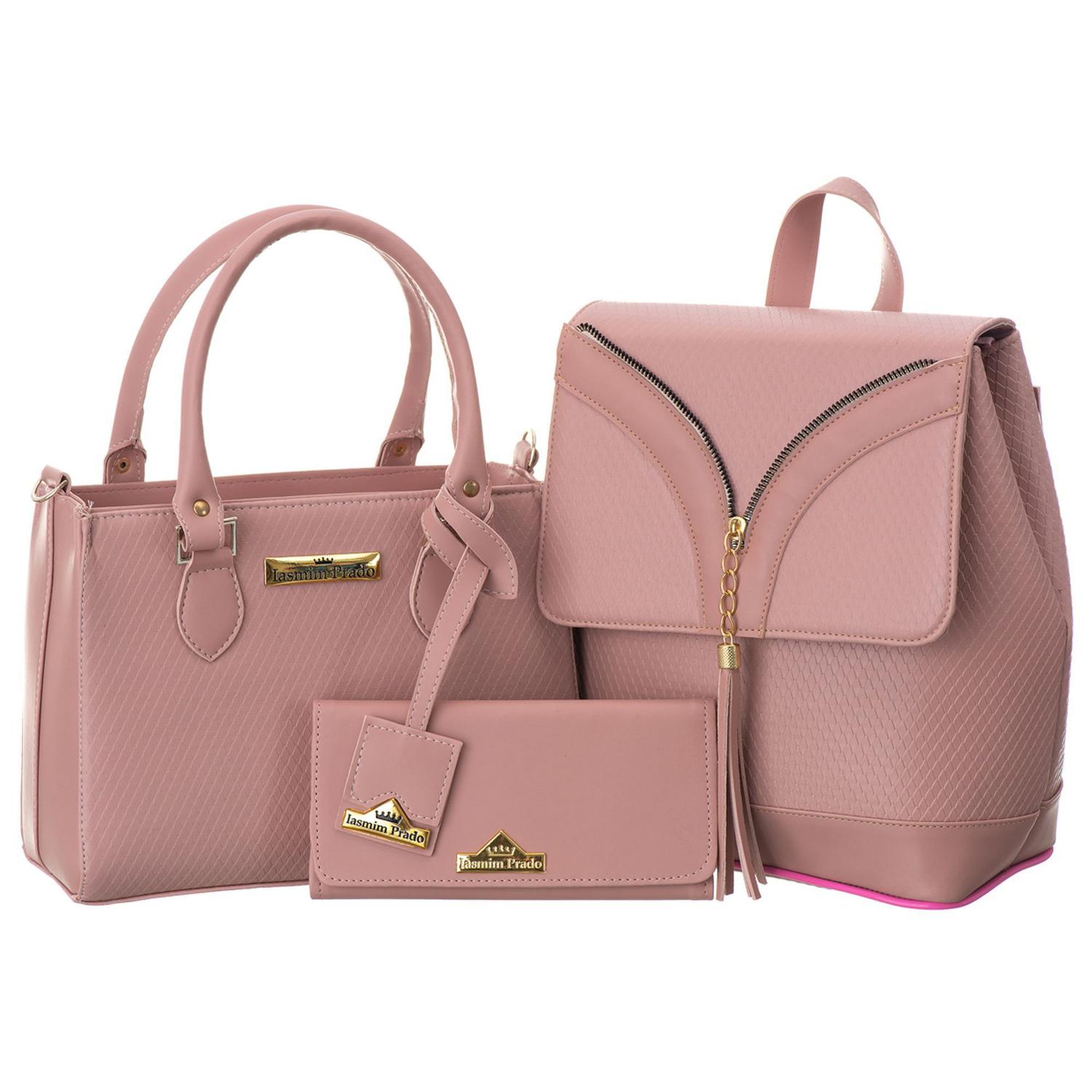 pink bolsa for college girl