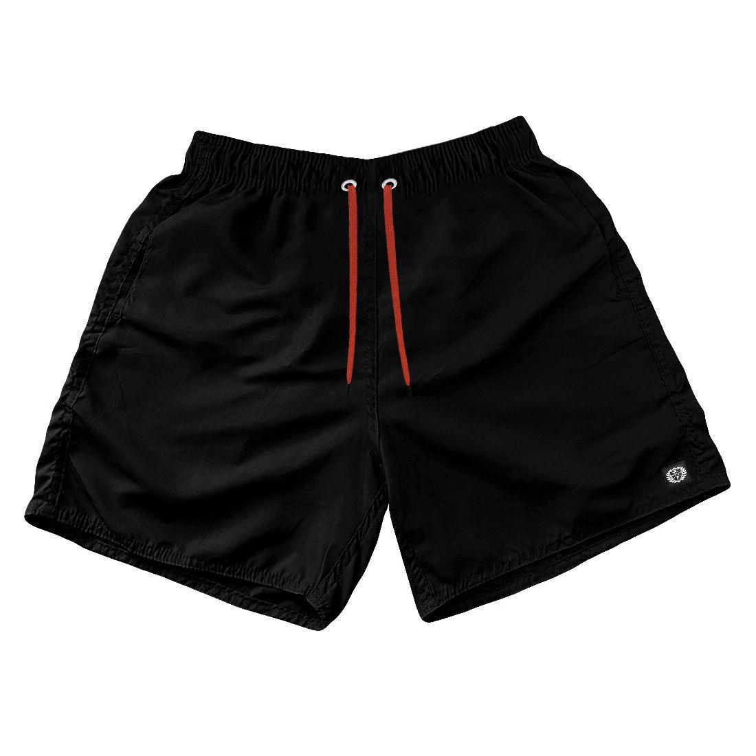 Kit 3 Short Praia Masculino Extra Plus Size Com Elástico e Cordão MP