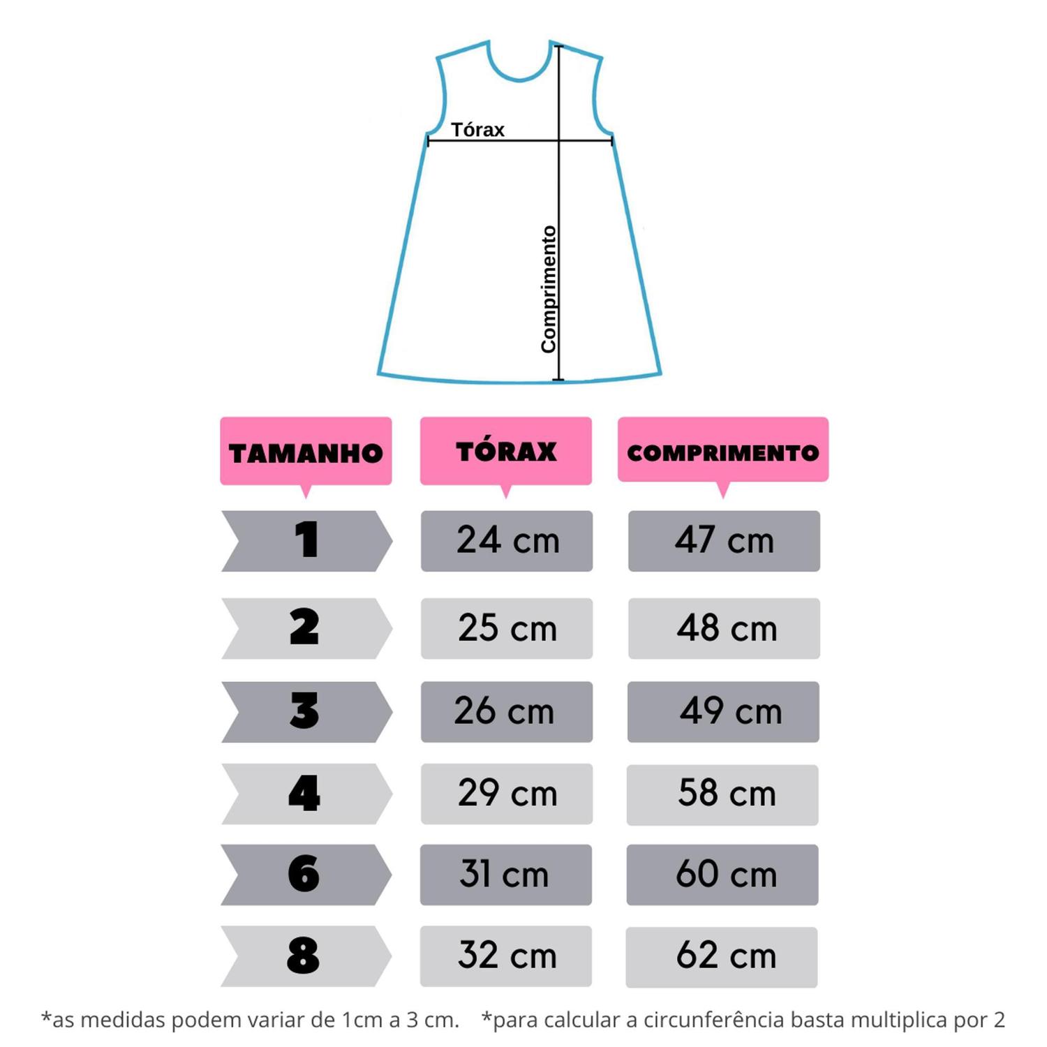 Medidas Roupa Infantil Tamanho Top Roupa Infantil Tamanho Free
