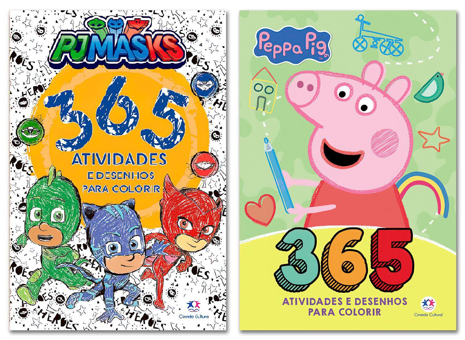 Livro: 365 Atividades e Desenhos Para Colorir - Peppa Pig