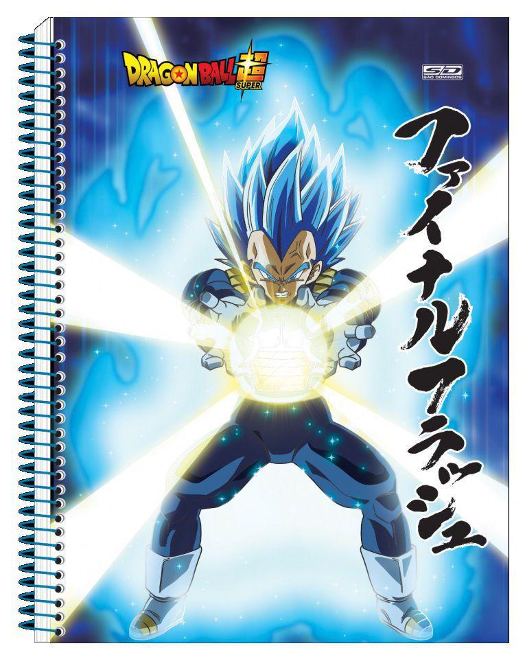 Kit 4 Cadernos Dragon Ball Super Espiral Goku 96 Folhas - São Domingos ...