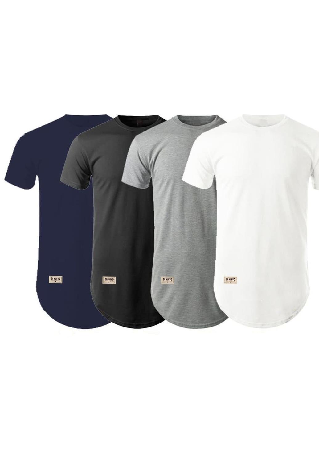 camisetas basicas longline