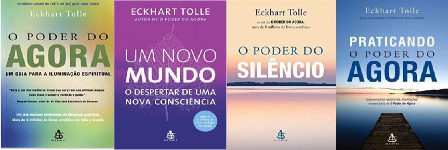 Kit 4 Livros Eckhart Tolle Poder Do Agora - Kit de Livros - Magazine Luiza
