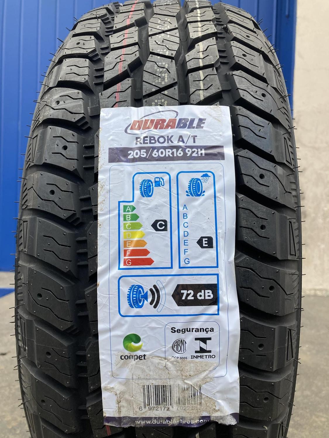 ン 大人気 新品 ノ 4 Kit pneus Pneus - durable a/t rebok 92h 205/60r16 タイヤ・ホイール
