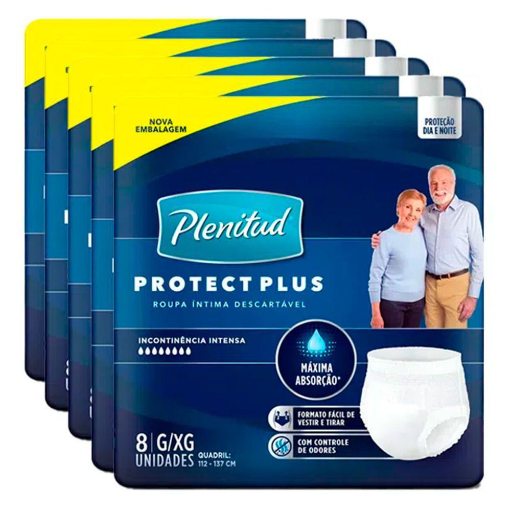 Roupa Intima Plenitud Protect Plus G/Xg - 8 Unidades