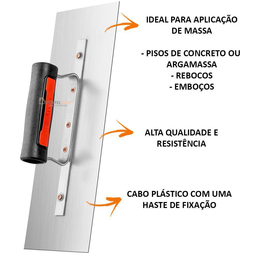 Kit 6 Desempenadeira De Aço Temperado Para Massa Corrida - ATLAS ...