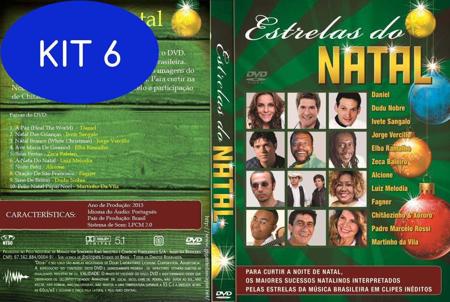 Kit 6 Dvd Estrelas Do Natal - Sucessos Natalinos - Universal - Livros de  Literatura - Magazine Luiza