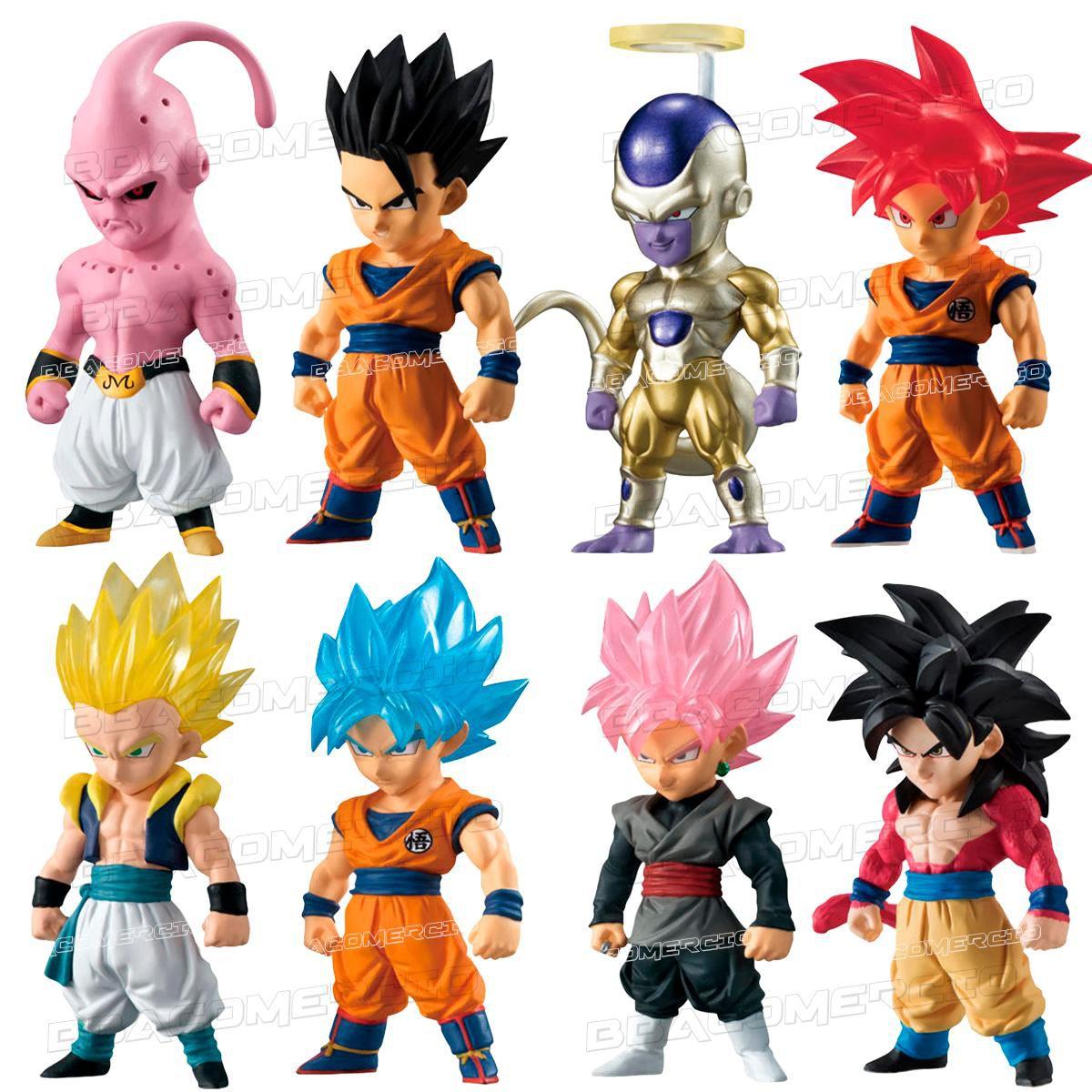 Kit 8 Action Figure Anime DragonBall Z Goku Vegeta Majin Boo, Magalu  Empresas