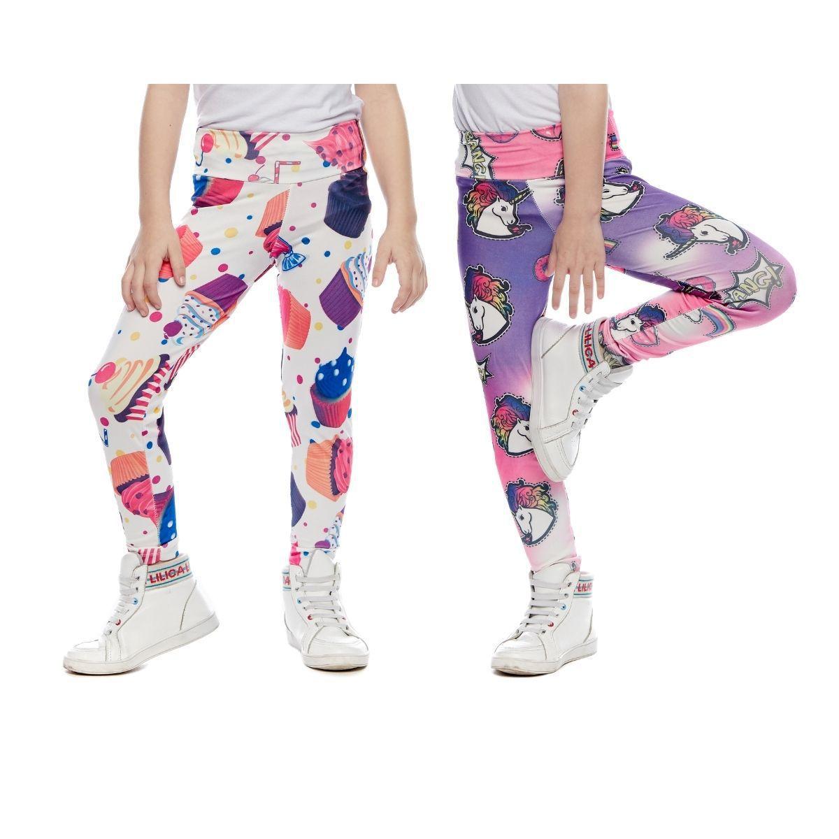 Kit 8 Calças Legging Infantil Peluciada De Frio Flanelada Forrada Suplex  Quentinha Desenhos Atacado - Impherial Shop - Calça Legging - Magazine Luiza