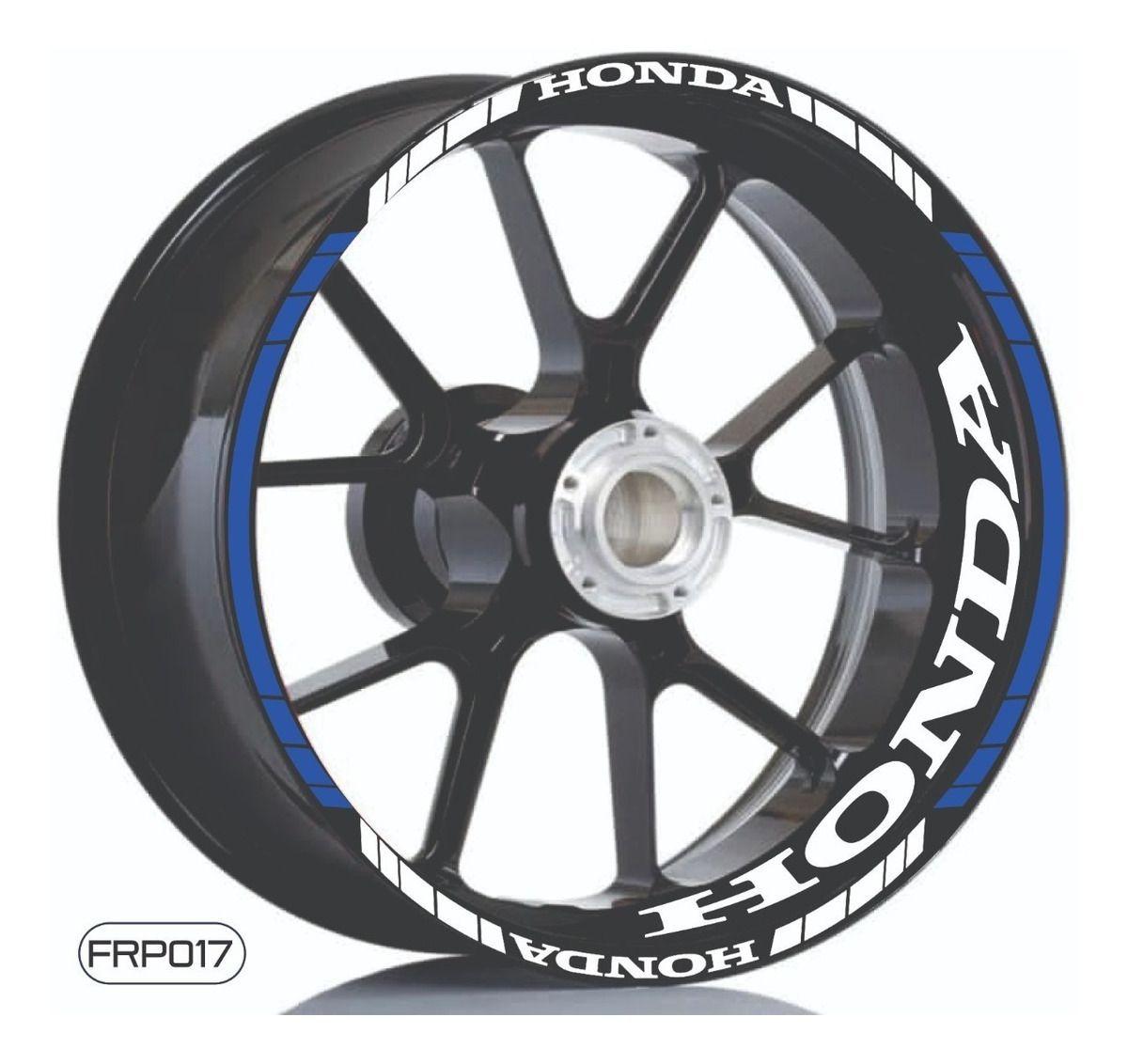 Kit Adesivo Roda Moto Honda + Friso Refletivo Aro 17 - Resitank ...