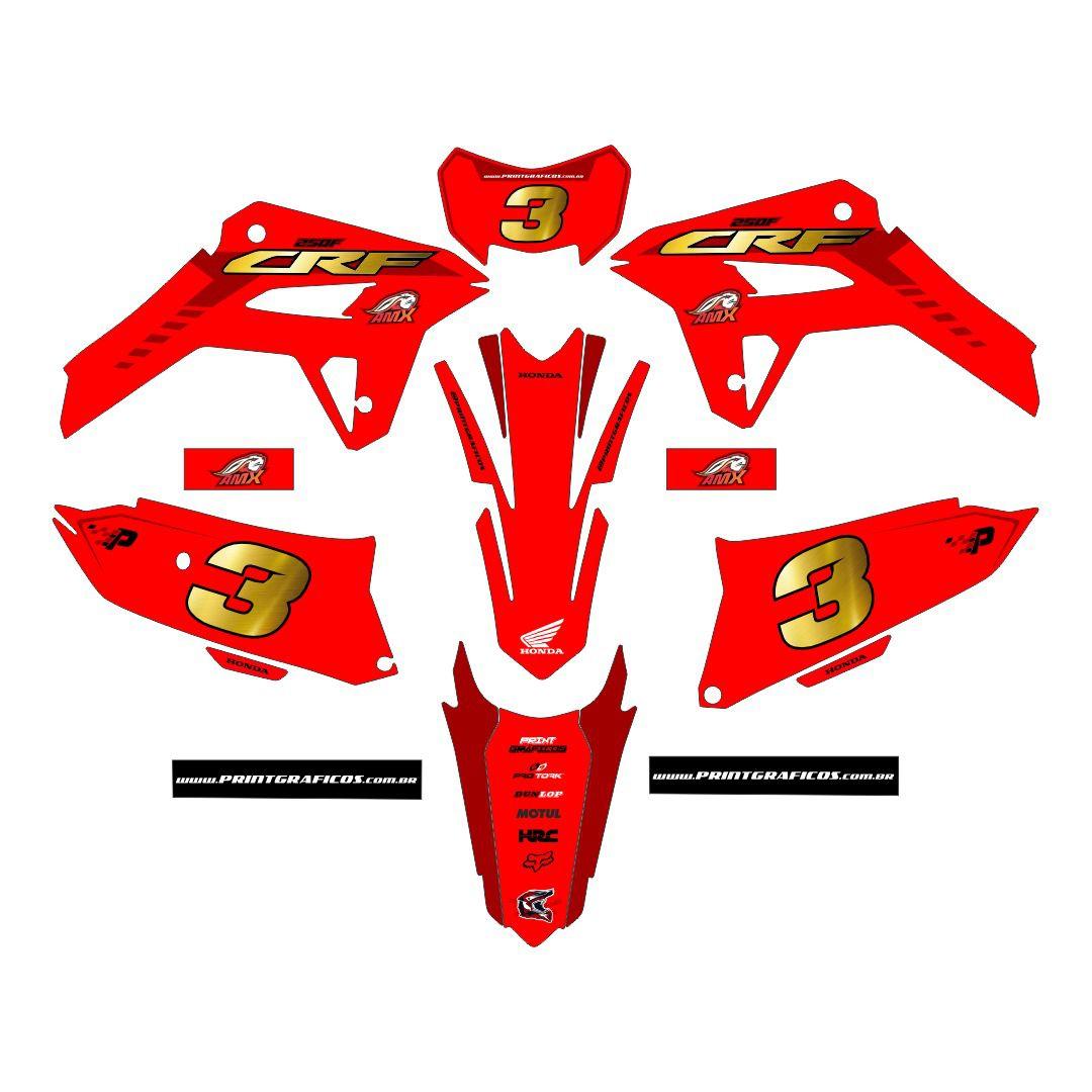 Adesivos - Motocross Trilha Crf