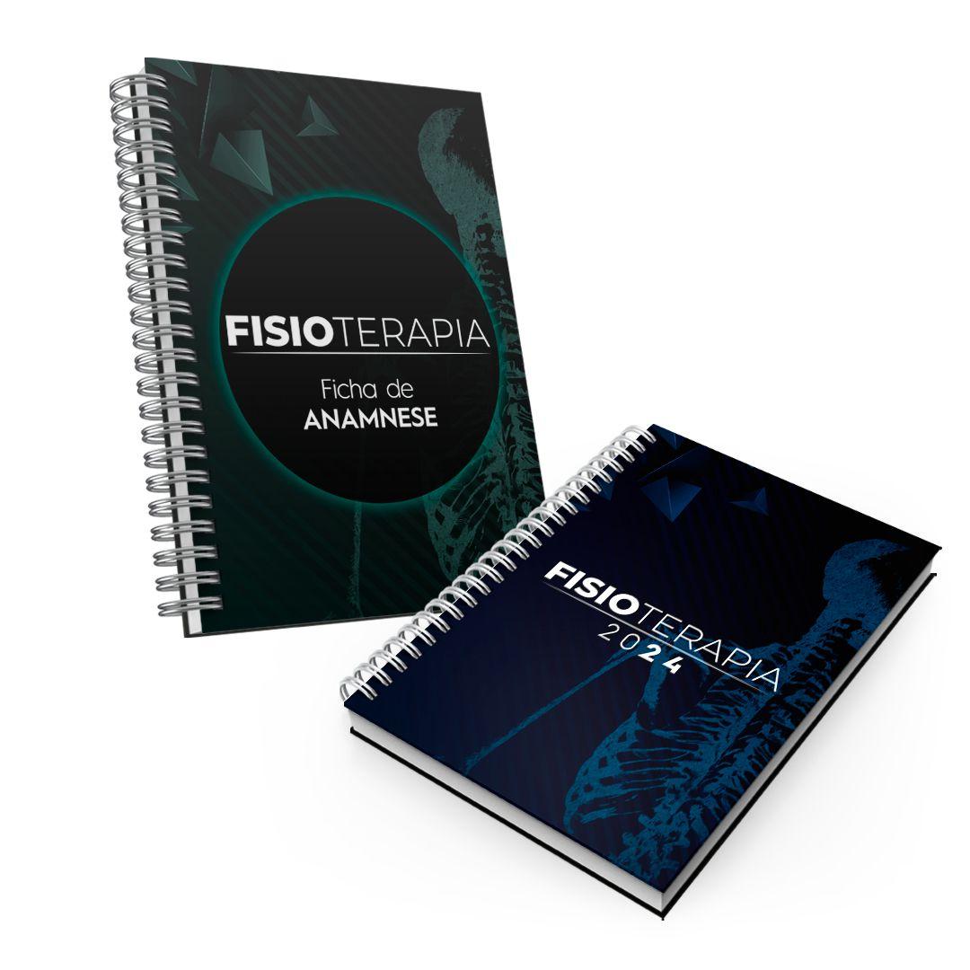 Kit Agenda Fisioterapia ficha anamnese fisioterapia, Magalu Empresas