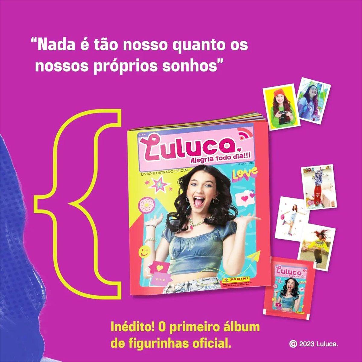 Pack com 50 figurinhas (10 envelopes) Figurinhas Luluca 2023 - PANINI