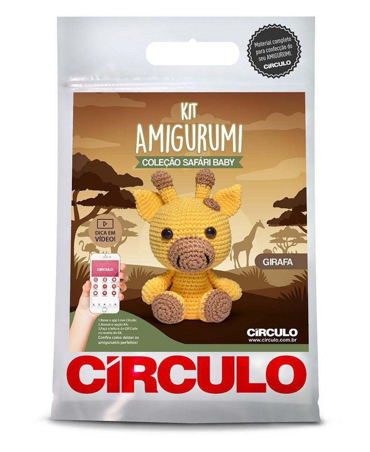 Kit Amigurumi Safari Baby Circulo Linha de Crochê Magazine Luiza