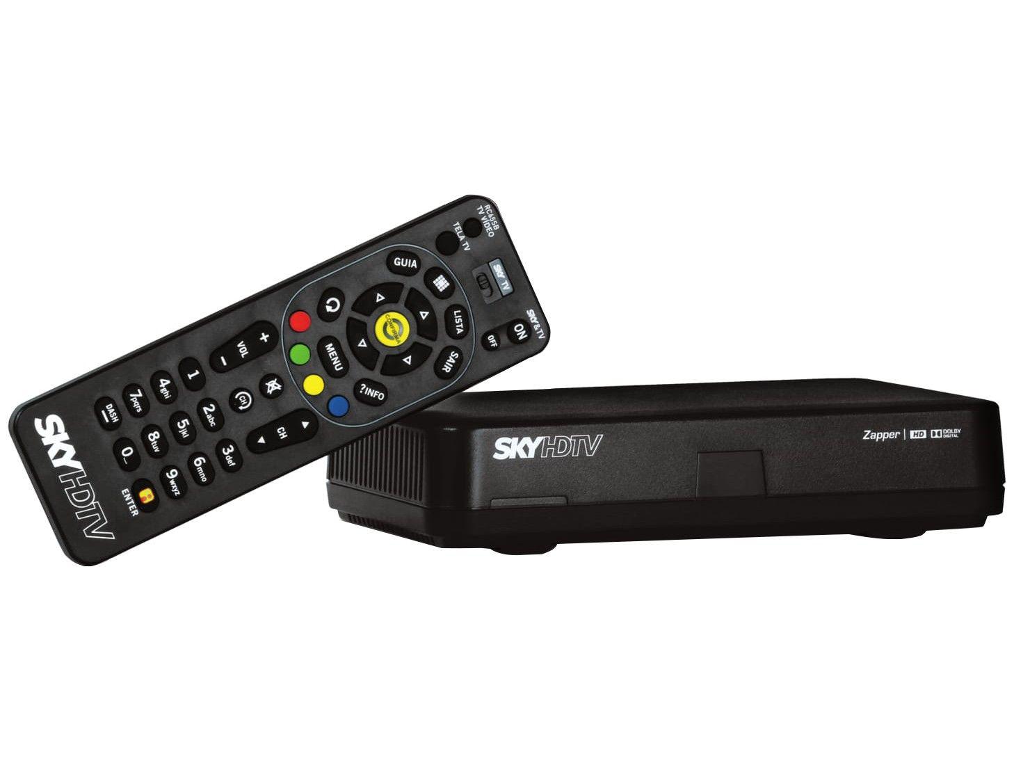 Kit Antena e Receptor Sky Pré-Pago