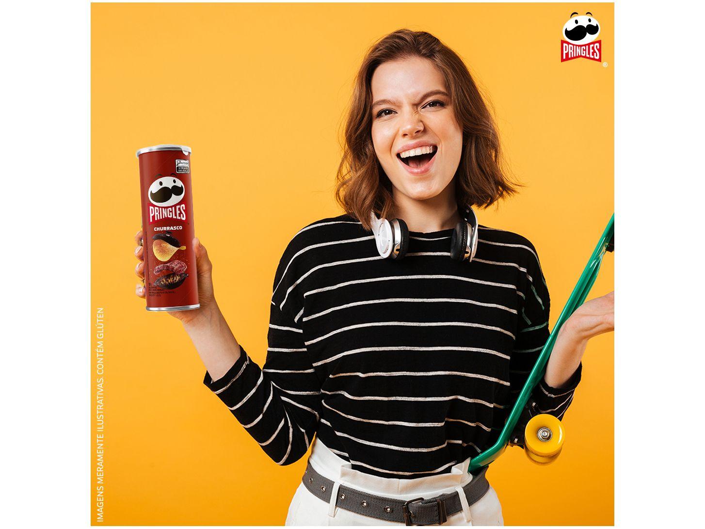 Kit Batata Pringles Churrasco 109g 3 Unidades