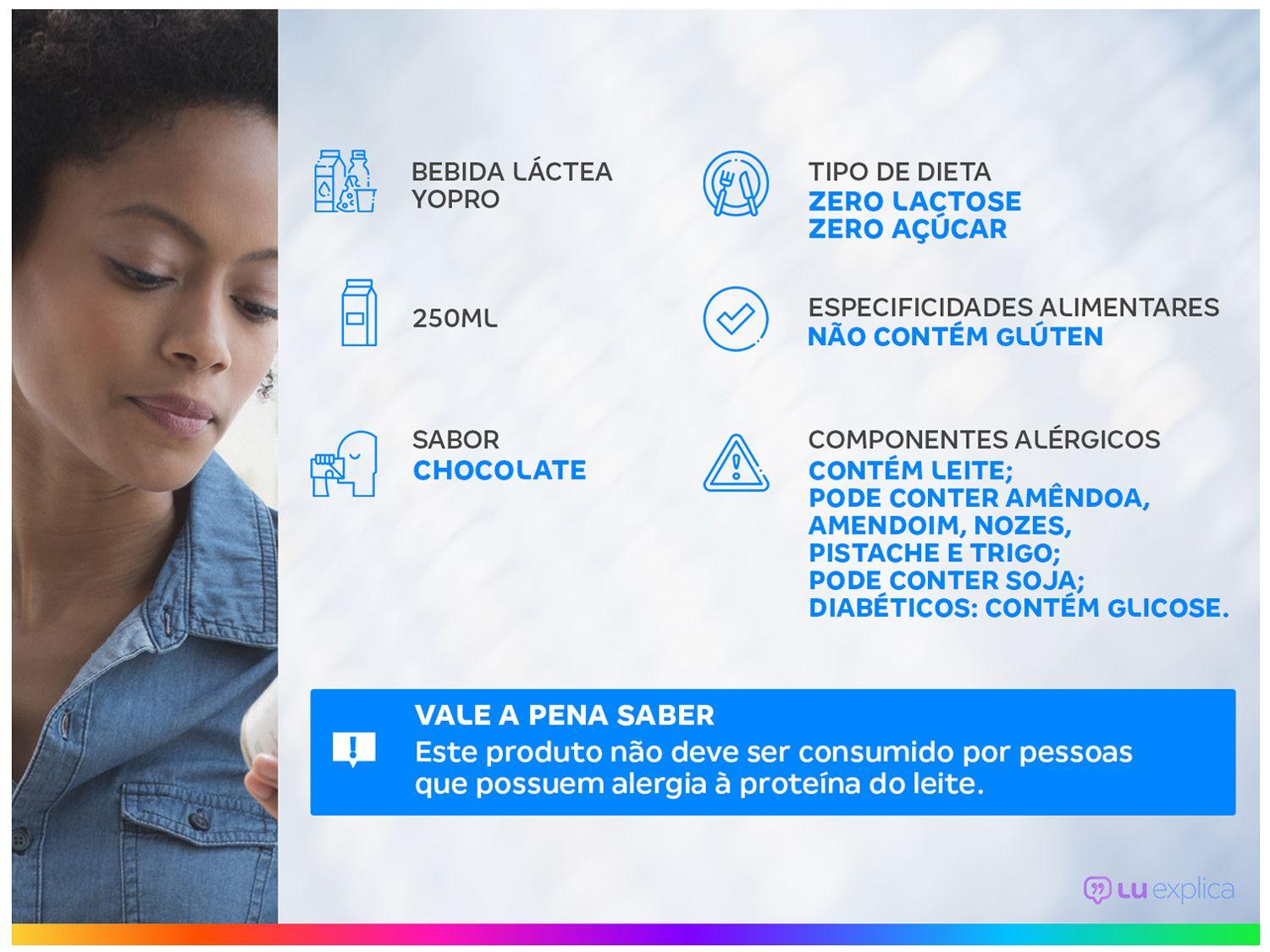 Kit Bebida Láctea UHT com 15g de Proteínas YoPRO