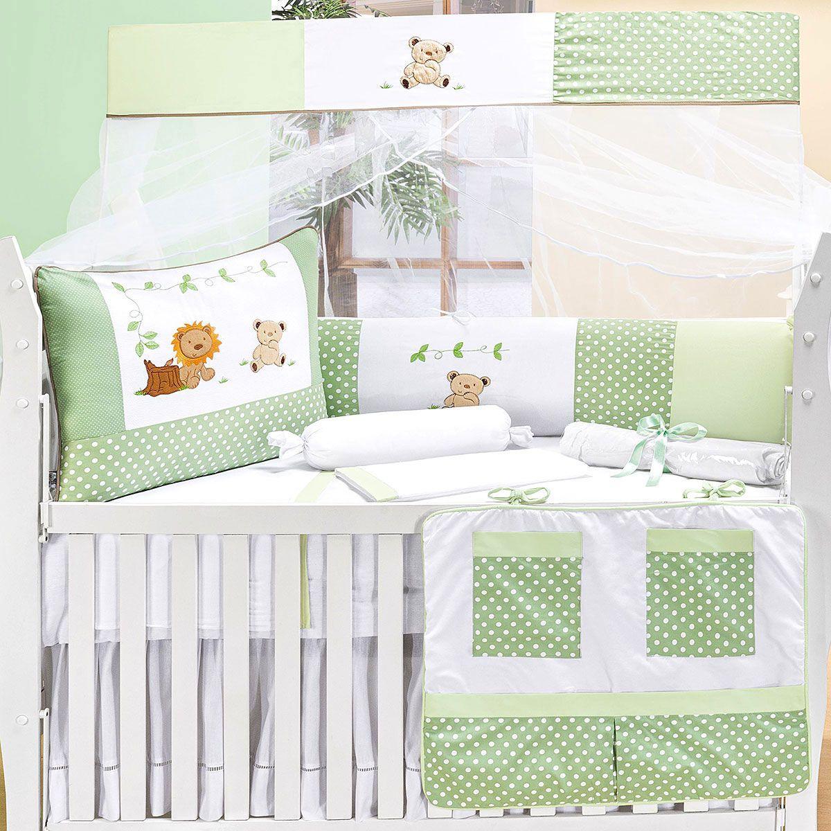 Kit berço americano verde Clearance
